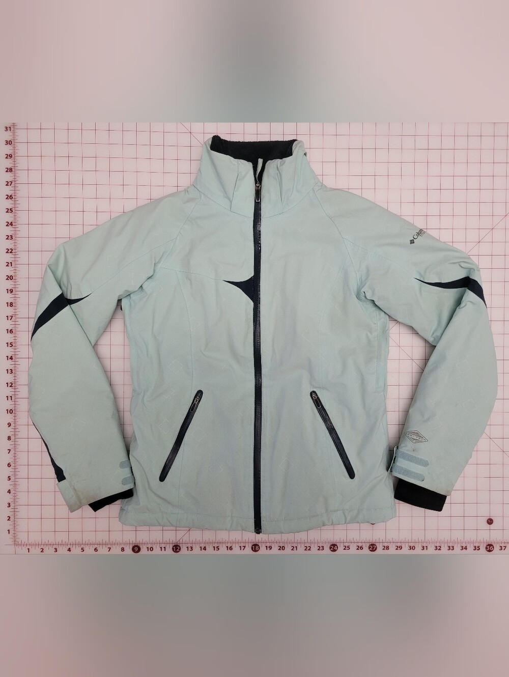Light Blue Women's Columbia Titanium Insulated Zip-Up Jacket